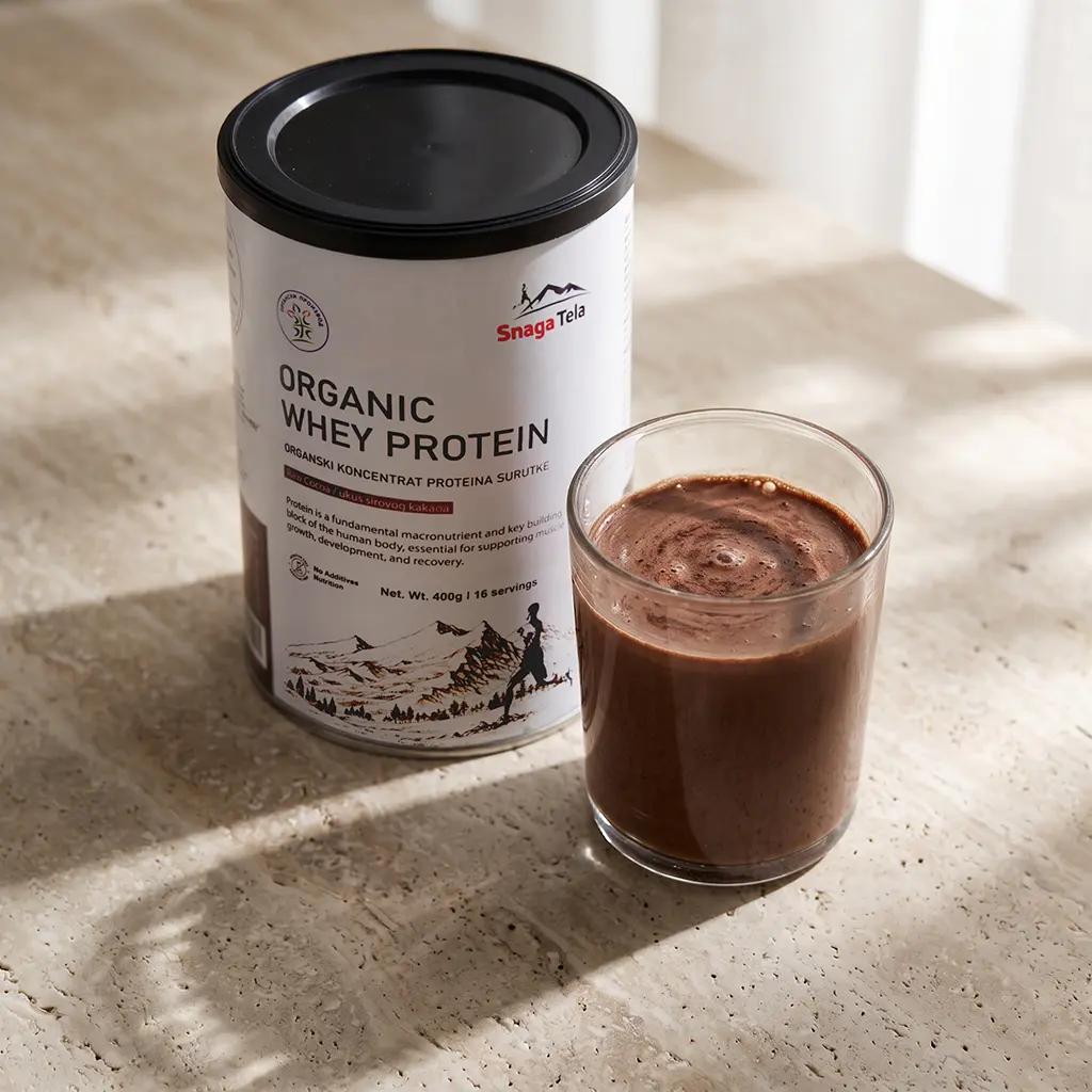Organic whey protein - Row Cocoa